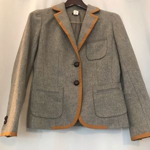 J Crew Schoolboy Blazer with piped detail
